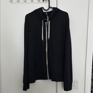 Vuori Black Zip-Up Hoodie